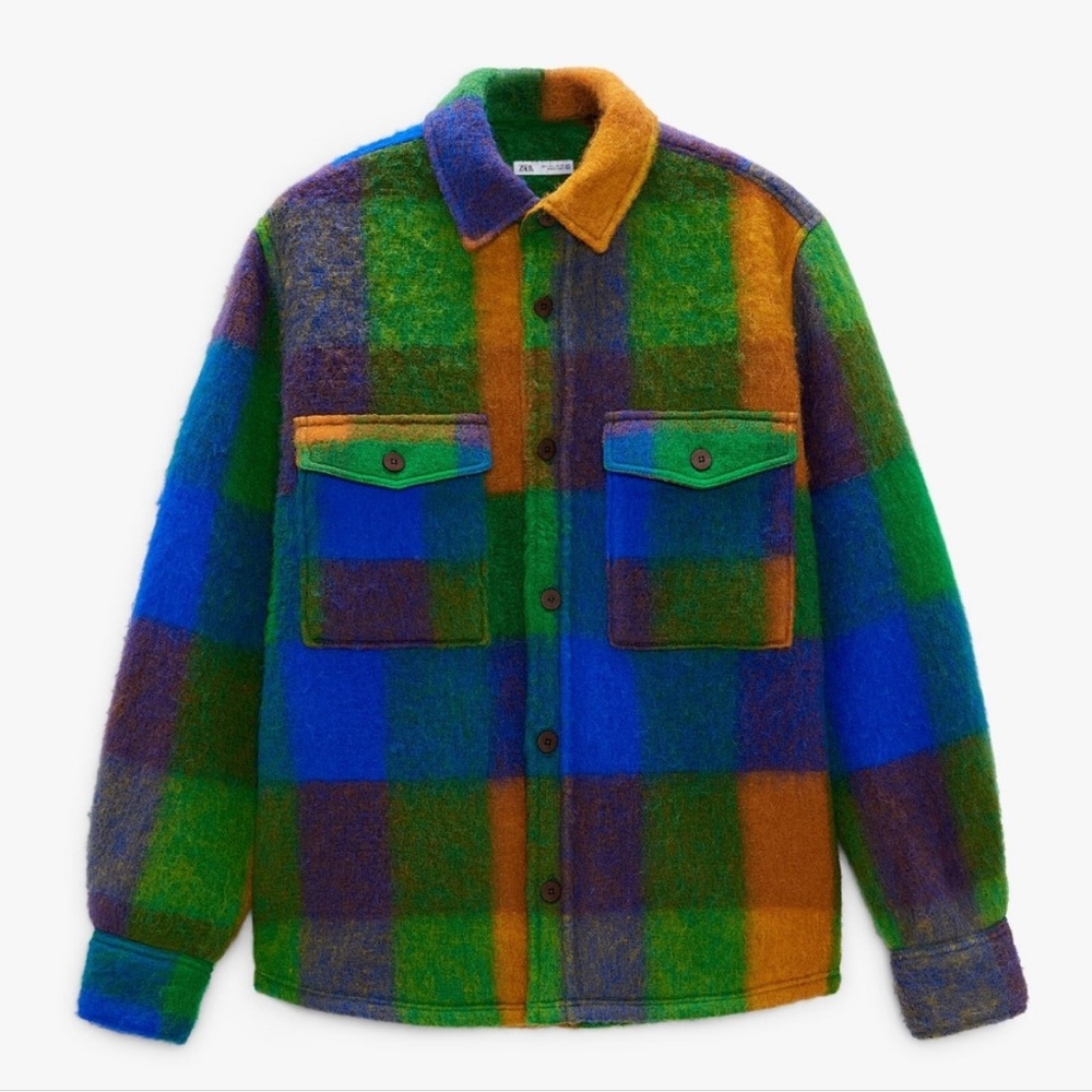 MULTICOLORED CHECKED JACKET